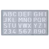 P/1595_20mm / 3/4 inch LETTERING STENCIL