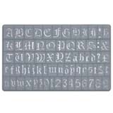 P/1596_20mm GOTHIC LETTERING STENCIL