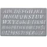 P/1597_20mm ITALIC LETTERING STENCIL