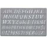 P/1597_20mm ITALIC LETTERING STENCIL