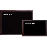 NBW-4560_WOODEN FRAME BLACK MAGENTIC BOARD